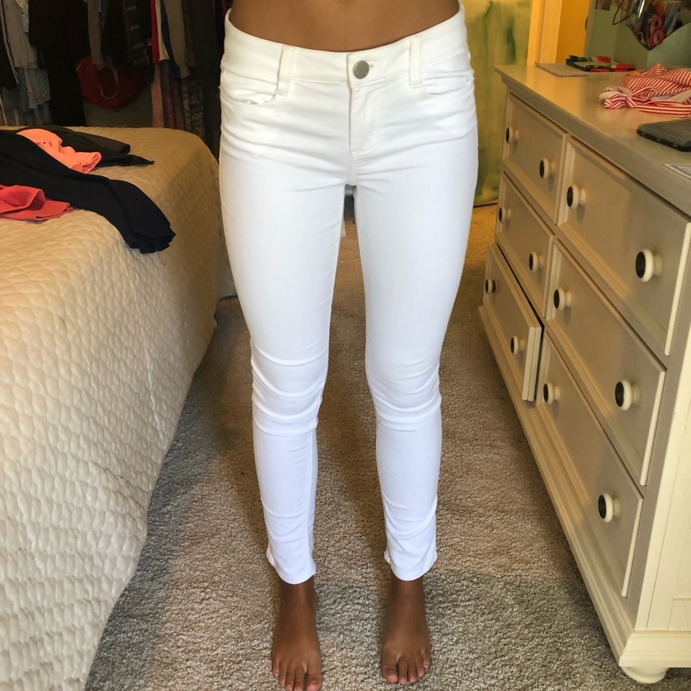 white jeans
